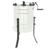 3-frame diagonal manual honey extractor, diameter 500mm, universal basket - BASIC LINE